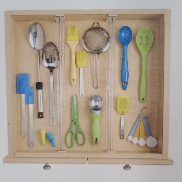 Drawer Dividers IDesign Set of 2 Clear NEW - Picture 14 of 15